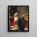 La Charité de Sainte Élisabeth de Hongrie - Edmund Blair Leighton — quadro incorniciato alla parete