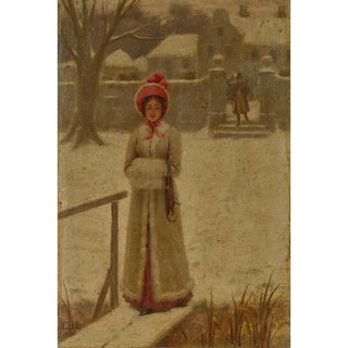 Edmund Blair Leighton - The winter walk.webp