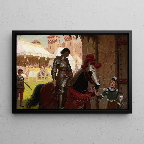 Vaincu - Edmund Blair Leighton — quadro incorniciato alla parete