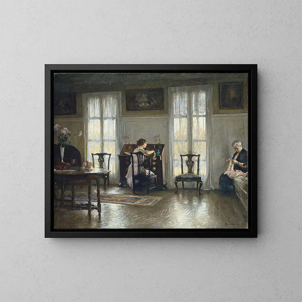 Mère et Marie - Edmund Charles Tarbell — quadro incorniciato alla parete