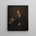 Woodrow Wilson - Edmund Charles Tarbell — quadro incorniciato alla parete