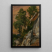 Riproduzione del dipinto Falaise con alberi vicino a Olevano - Edmund Kanoldt
