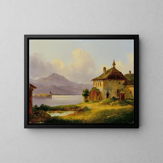 Edmund Mahlknecht - Haus am See im Salzkammergut.webp