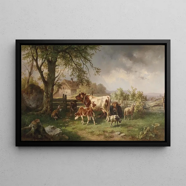 Edmund Mahlknecht - Idylle am Bauernhof.webp