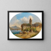 Vista di San Wolfgang - Edmund Mahlknecht — quadro incorniciato alla parete