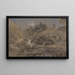 I mulini di Cleghorn in rovina - Edmund Marriner Gill — quadro incorniciato alla parete