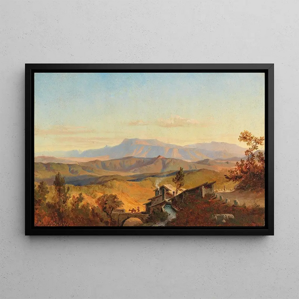 Edmund Von Wrndle - View From The Sabine Hills Near Rome.webp