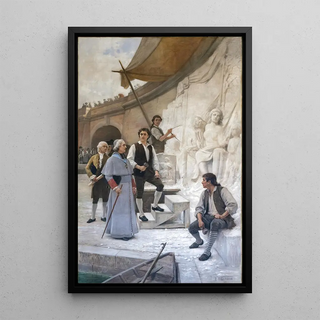 Edouard Bernard DebatPonsan - A visit to the sculptor.webp