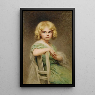 Edouard Cabane - Portrait of Eva daughter of the painter.webp
