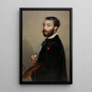 Edouard De Latour - The Painter Eugne Franois De Block.webp