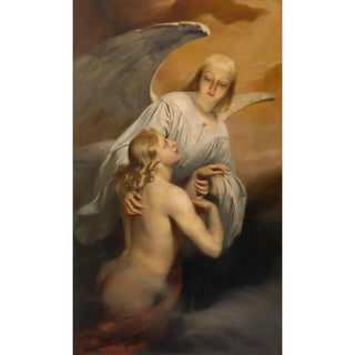 Edouard Dujardin - An Angel Brings the Dead Body of Abel to Heaven.webp