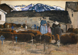 Edouard Vallet - Cemetery in the Valais.webp