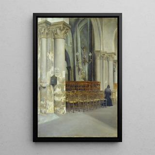 Edouard Zawiski - Intrieur de lglise SaintPierredeMontmartre.webp