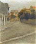 Le Sacré-Cœur en construction vu depuis la brasserie de Montmartre vers 1895 - Édouard Zawiski — vista dell’opera