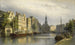 Le Singel ad Amsterdam, vista verso la Zecca - Eduard Alexander Hilverdink — vista dell’opera