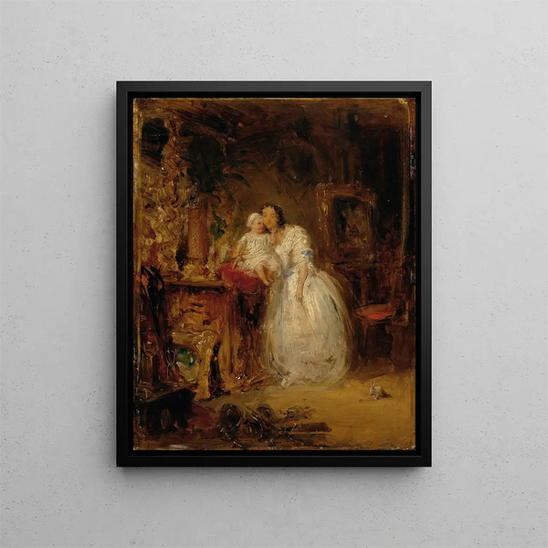 Eduard Ender - Gattin Und Tochter Des Knstlers.webp