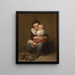 Le due sorelle - Eduard Geselschap — quadro incorniciato alla parete