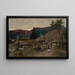 Paesaggio intorno a Volovec - Eduard Hrik — quadro incorniciato alla parete