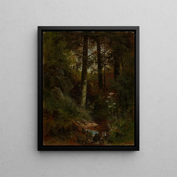 Service forestier - Eduard Leonhardi — quadro incorniciato alla parete