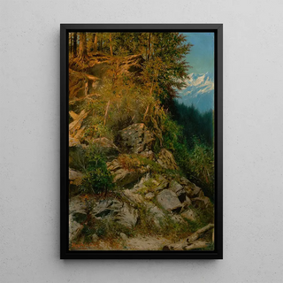 Eduard Majsch - Rocky Hillside in a Mountain Landscape.webp