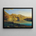 Lago alpino - Eduard Peithner von Lichtenfels — quadro incorniciato alla parete