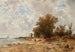 Rive del Danubio al Prater - Eduard Peithner von Lichtenfels — vista dell’opera