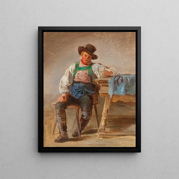Una buona goccia - Eduard Ritter — quadro incorniciato alla parete