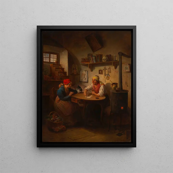 La diseuse de bonne aventure - Eduard Ritter — quadro incorniciato alla parete