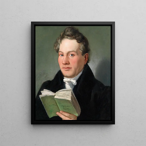 Ritratto di Christoph Kuffner - Eduard Ritter — quadro incorniciato alla parete
