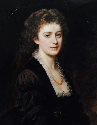Eduard Ritter von Engerth - Portrait of a lady.webp