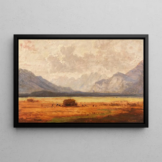 Eduard Schleich The Younger - Heuernte im Voralpenland.webp