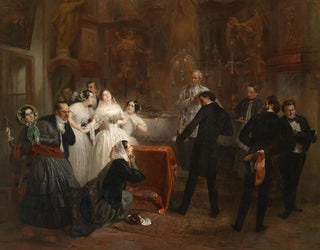 La fidanzata abbandonata - Eduard Swoboda — vista dell’opera