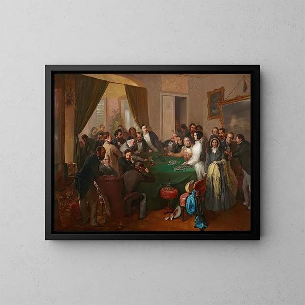 Va banque - Eduard Swoboda — quadro incorniciato alla parete