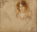 Dame al cappello in un vestito giallo - Eduard Veith — vista dell’opera