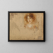 Dame al cappello in un vestito giallo - Eduard Veith — quadro incorniciato alla parete