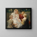 Madonna circondata da bambini - Eduard Veith — quadro incorniciato alla parete