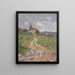 Vecchio rifugio sul fiume - Eduard Zetsche — quadro incorniciato alla parete