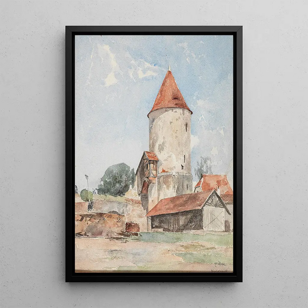 Eduard Zetsche - Turm in Dinkelsbhl.webp