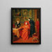 Un mécène des arts - Eduard von Grützner — quadro incorniciato alla parete