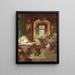 Un après-midi di dibattito - Eduard von Grützner — quadro incorniciato alla parete