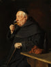 Monaco benedettino con vino a colazione - Eduard von Grützner — vista dell’opera