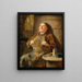 Pace tranquilla - Eduard von Grützner — quadro incorniciato alla parete