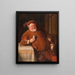Falstaff II - Eduard von Grützner — quadro incorniciato alla parete