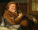 Falstaff con una brocca in stagno e un bicchiere di vino - Eduard von Grützner — vista dell’opera