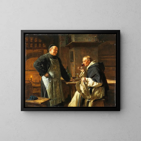 Goldeck di Schlumberger - Eduard von Grützner — quadro incorniciato alla parete