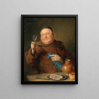 Eduard von Grtzner - The MonkS Meal.webp