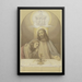 Cristo con il suo discepolo preferito Giovanni, mezzi busti alla tavola dell'Ultima Cena, sopra di loro la Trinità - Eduard von Steinle