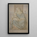 Madonna - Eduard von Steinle — quadro incorniciato alla parete