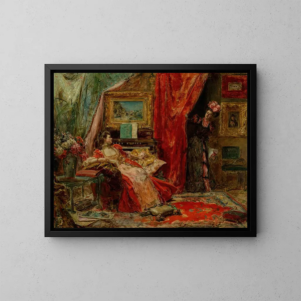 Una sorpresa - Eduardo León Garrido — quadro incorniciato alla parete
