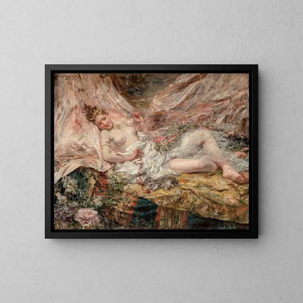 Due voluptuaires - Eduardo León Garrido — quadro incorniciato alla parete